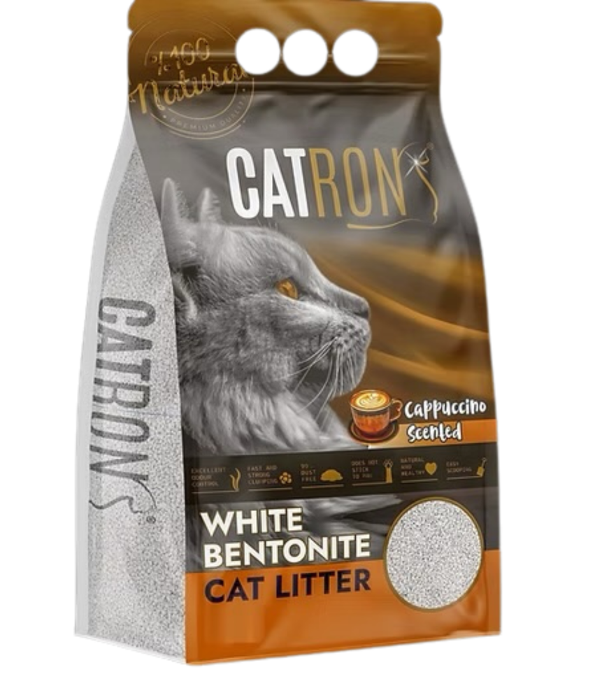חול מתגבש Catron סופר פרימיום בריח קאפוצ'ינו 10 ליטר Cappuccino