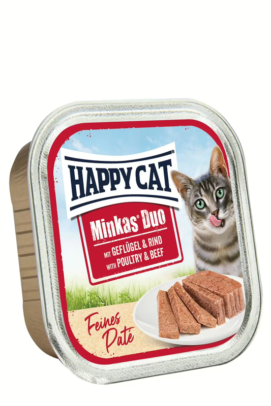 מעדן פטה עוף ובקר 100 גרם | Happy Cat