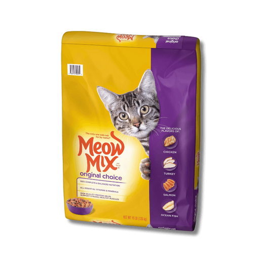מיאו מיקס Meow Mix מזון יבש לחתולים 7.2 ק״ג – Original Choice