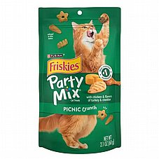 פריסקיז Friskies Party Mix חטיף לחתול פיקניק קראנץ' 60 גרם – Picnic Crunch